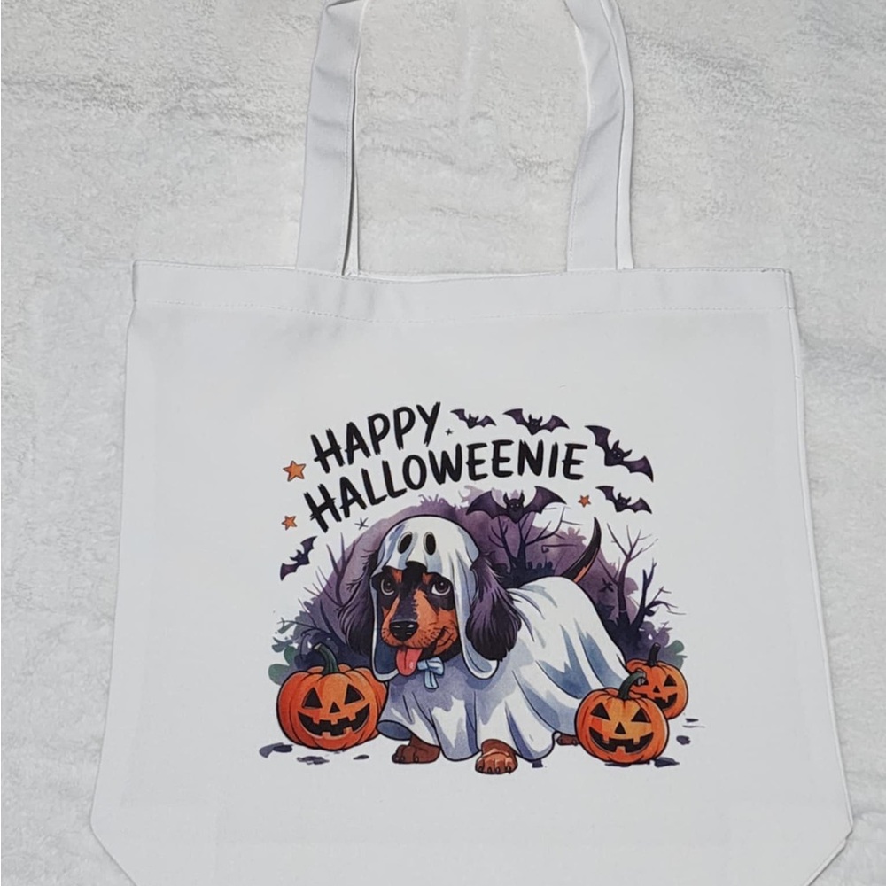 Halloween Dachshund Tote Bag
